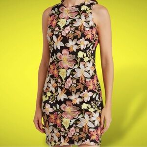 NWT Sam Edelman ‘Sephia’ Floral Bow Back Minidress Size 4